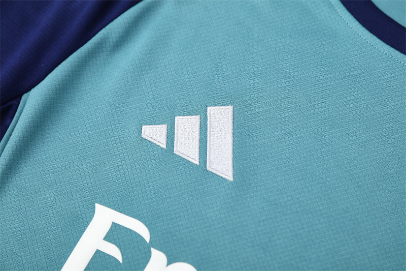 Arsenal Cyan/Blue Training Shirt + Shorts Kit 25/26