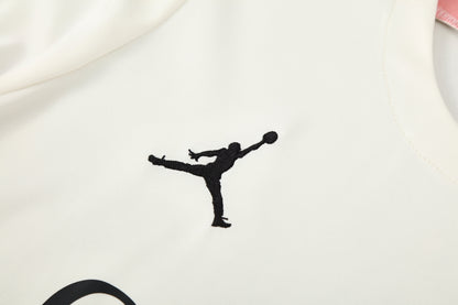 Kit Shirt + Shorts PSG White/Black/Pink Training 25/26