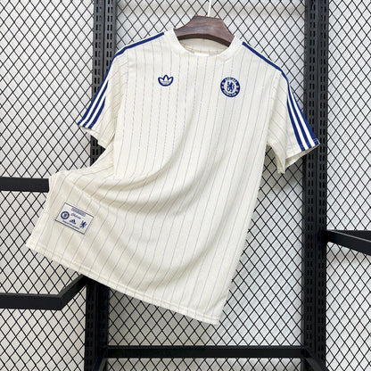 Chelsea x Adidas Originals SL White Jersey 25/26