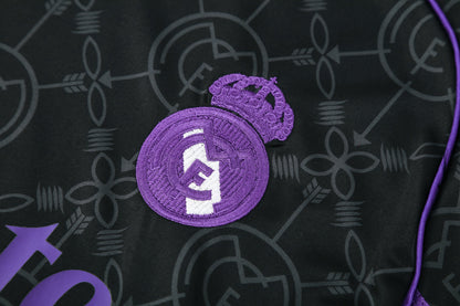 Kit Shirt + Shorts Real Madrid Black/Purple 25/26
