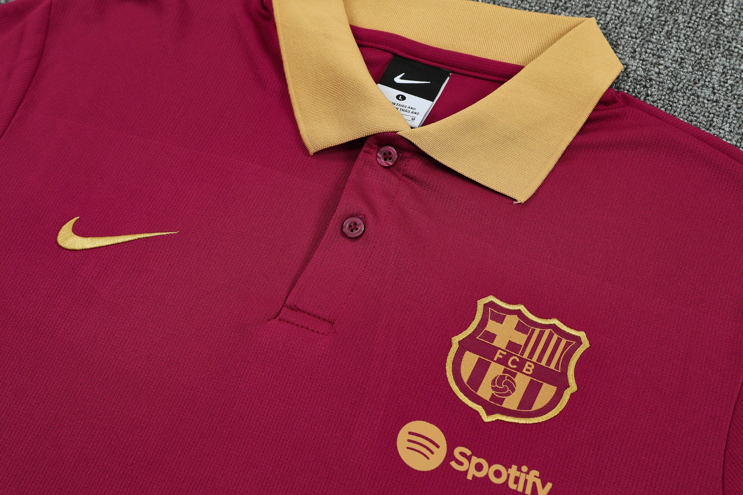 Kit Polo + Pants Barcelona Red 25/26