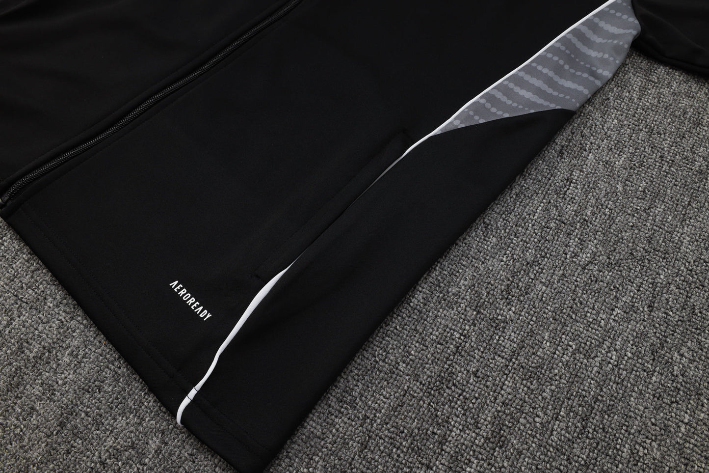 Real Madrid Black Tracksuit Full-Zip 25/26