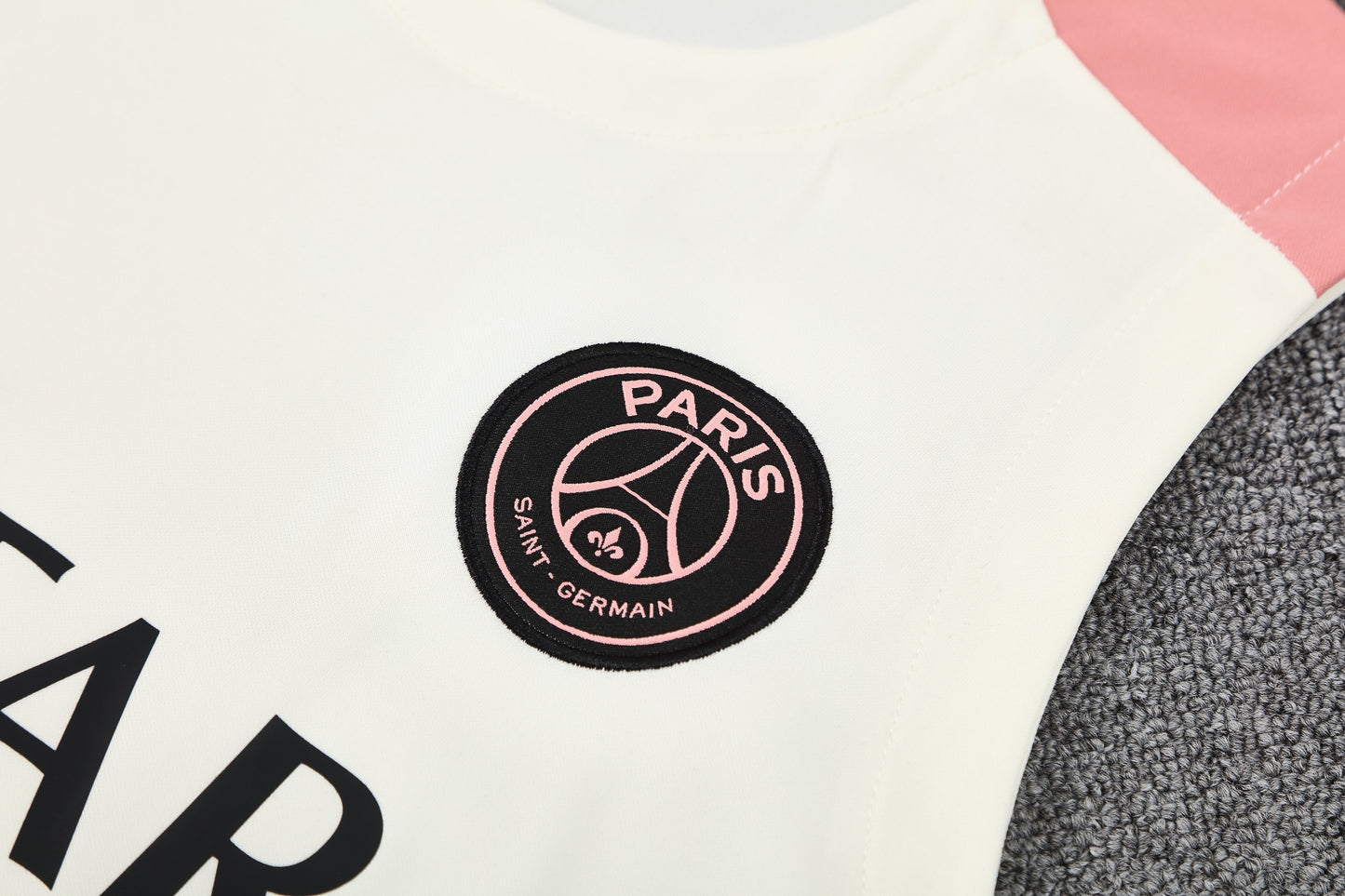 Kit Tank Top + Shorts Barcelona White/Black/Pink Training 25/26