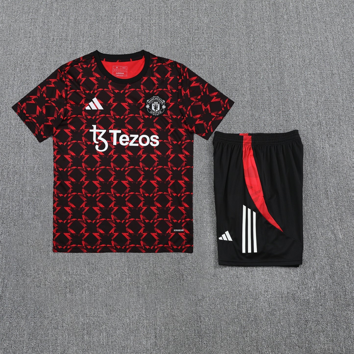 Kit Shirt + Shorts Manchester United Black/Red Training 25/26