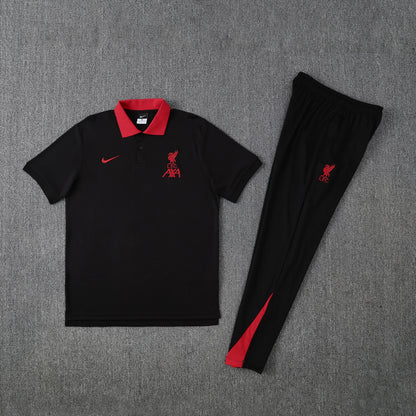 Kit Polo + Pants Liverpool Black 25/26