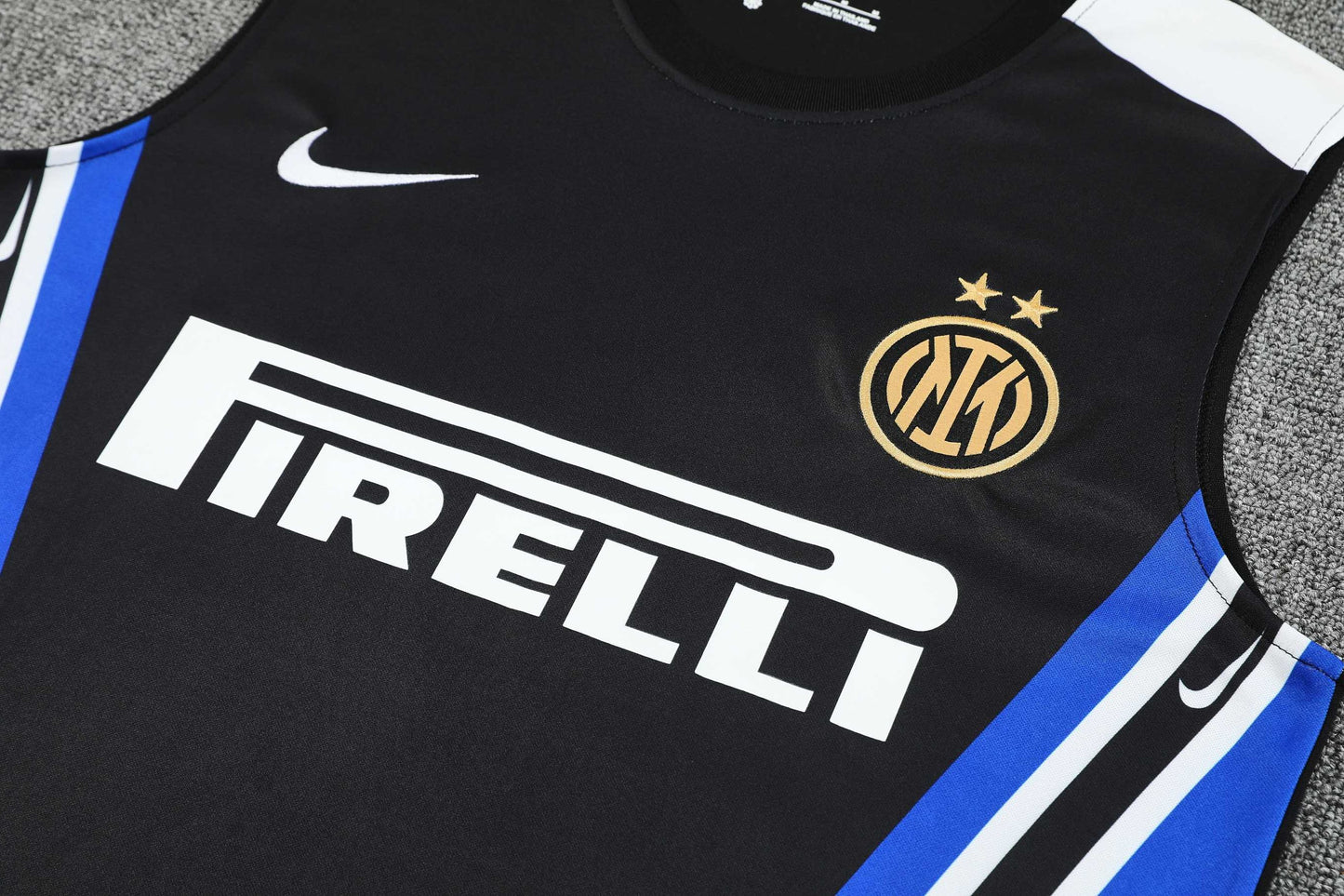 Kit Tank Top + Shorts Inter Milan Black Training 25/26
