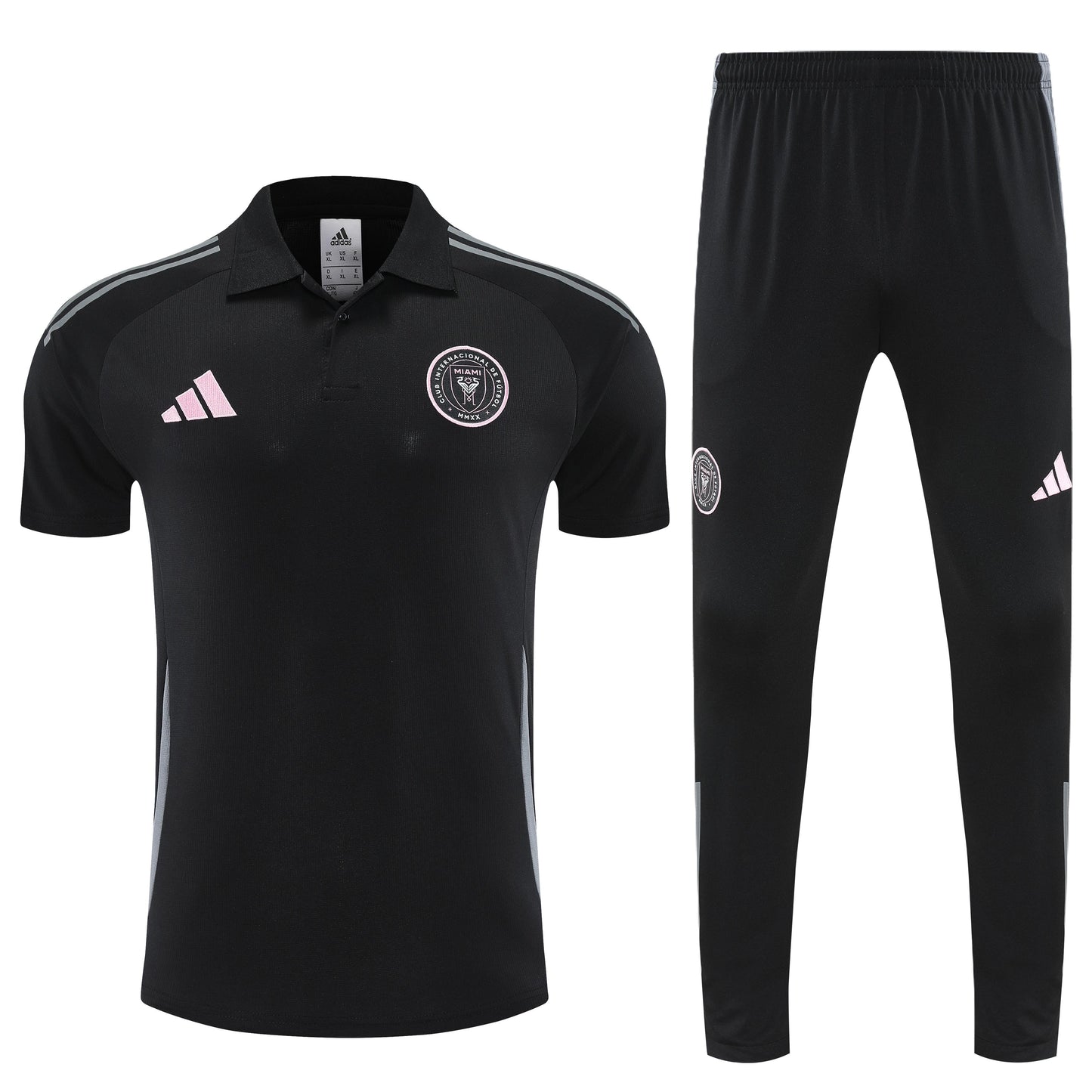 Inter Miami Black Polo + Pants Kit 25/26