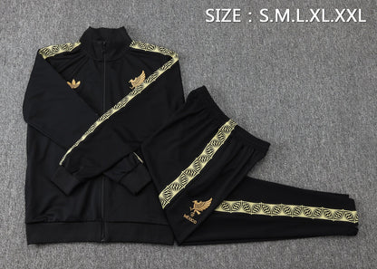 Mexico Black/Gold Tracksuit Full-Zip 25/26