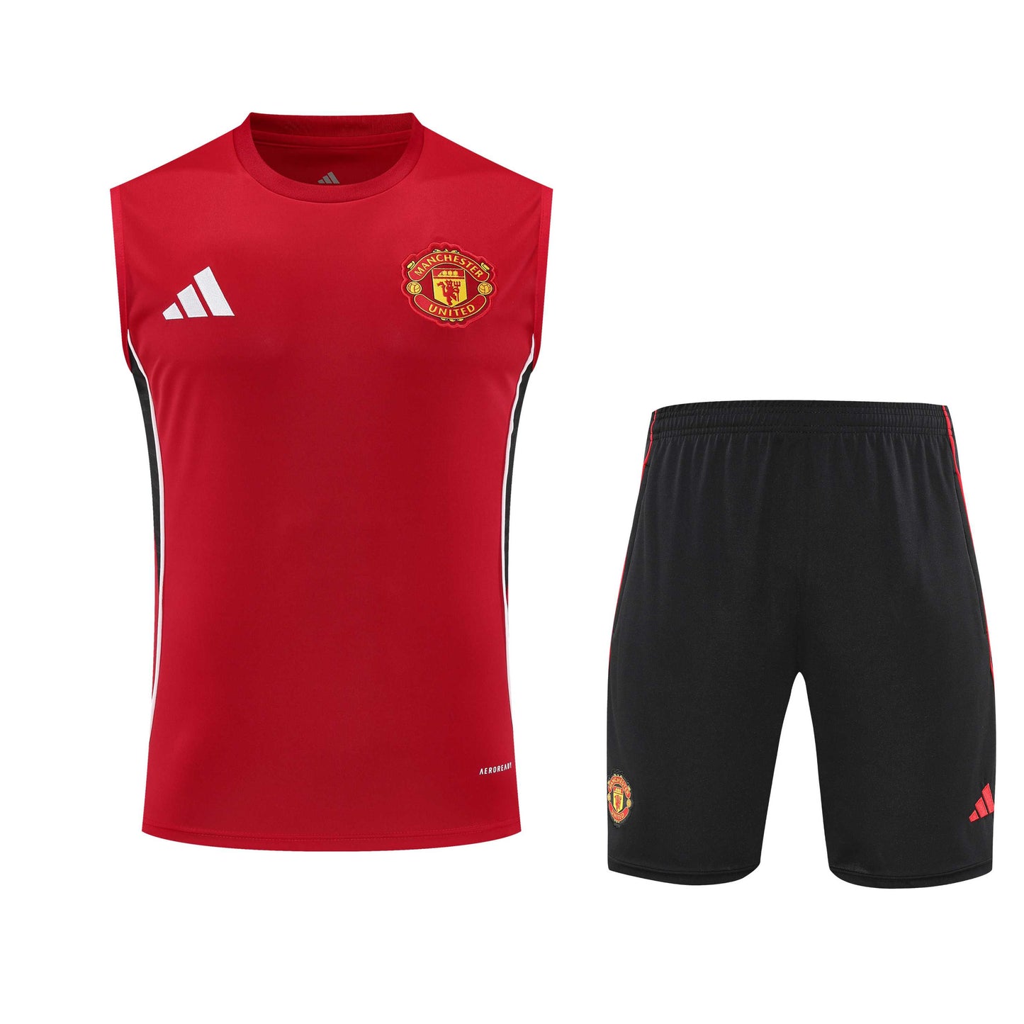 Kit Tank Top + Shorts Manchester United Training Red 25/26