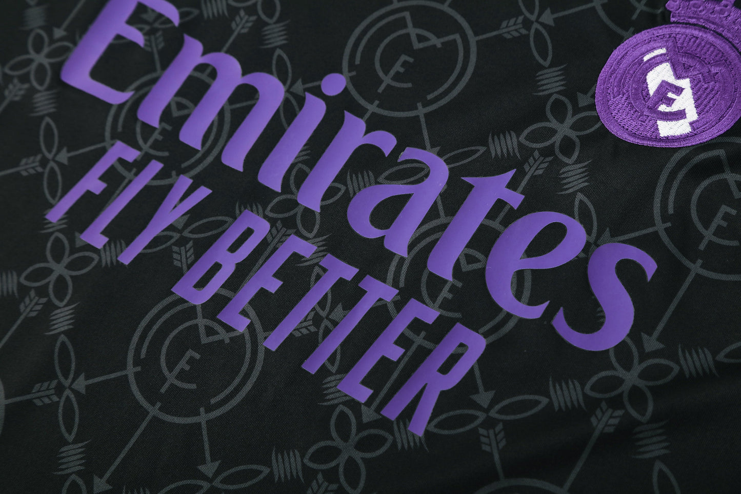 Kit Shirt + Shorts Real Madrid Black/Purple 25/26