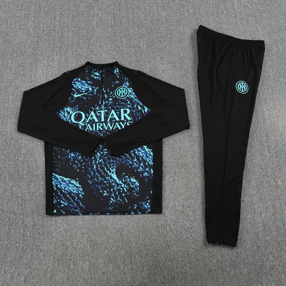 Inter Milan Training Tracksuit Dark Blue/Black 25/26 Men's | Football Tracksuit