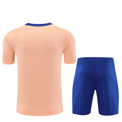 Kit Shirt + Shorts France Pink/Blue Training 25/26