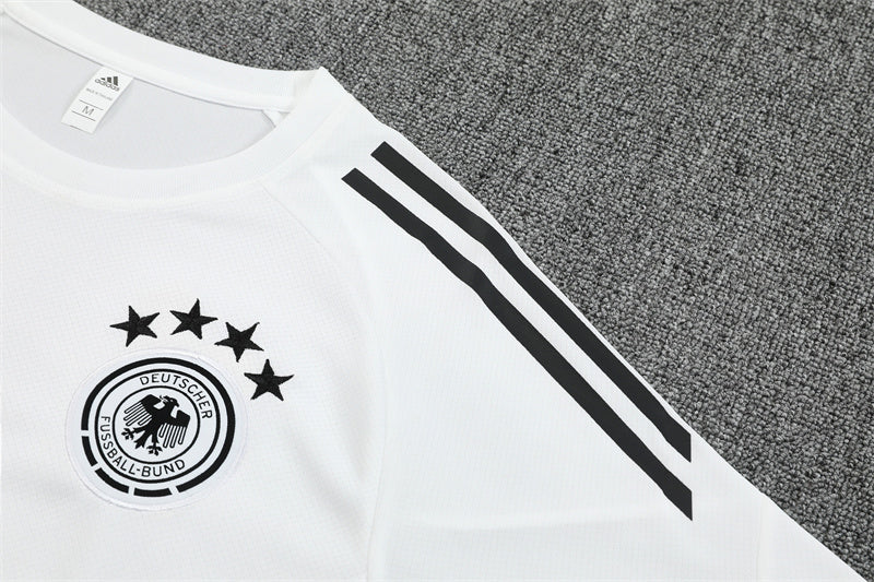 Kit Shirt + Shorts Germany White/Black Training 25/26