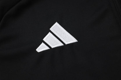 Real Madrid Black Tracksuit Full-Zip 25/26