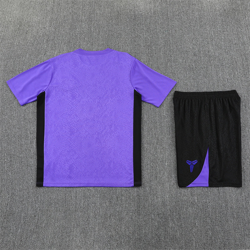 Kit Shirt + Shorts Barcelona x Black Mamba Purple/Black 25/26