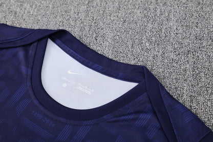 Kit Tank Top + Shorts Barcelona Dark Blue/Gold Training 25/26