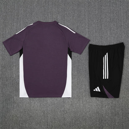 Kit Shirt + Shorts Manchester United Dark Magenta/Black Training 25/26