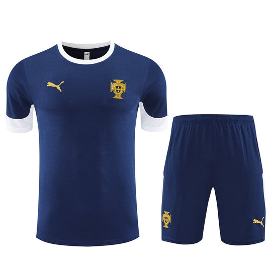 Kit Shirt + Shorts Portugal Blue Training 25/26