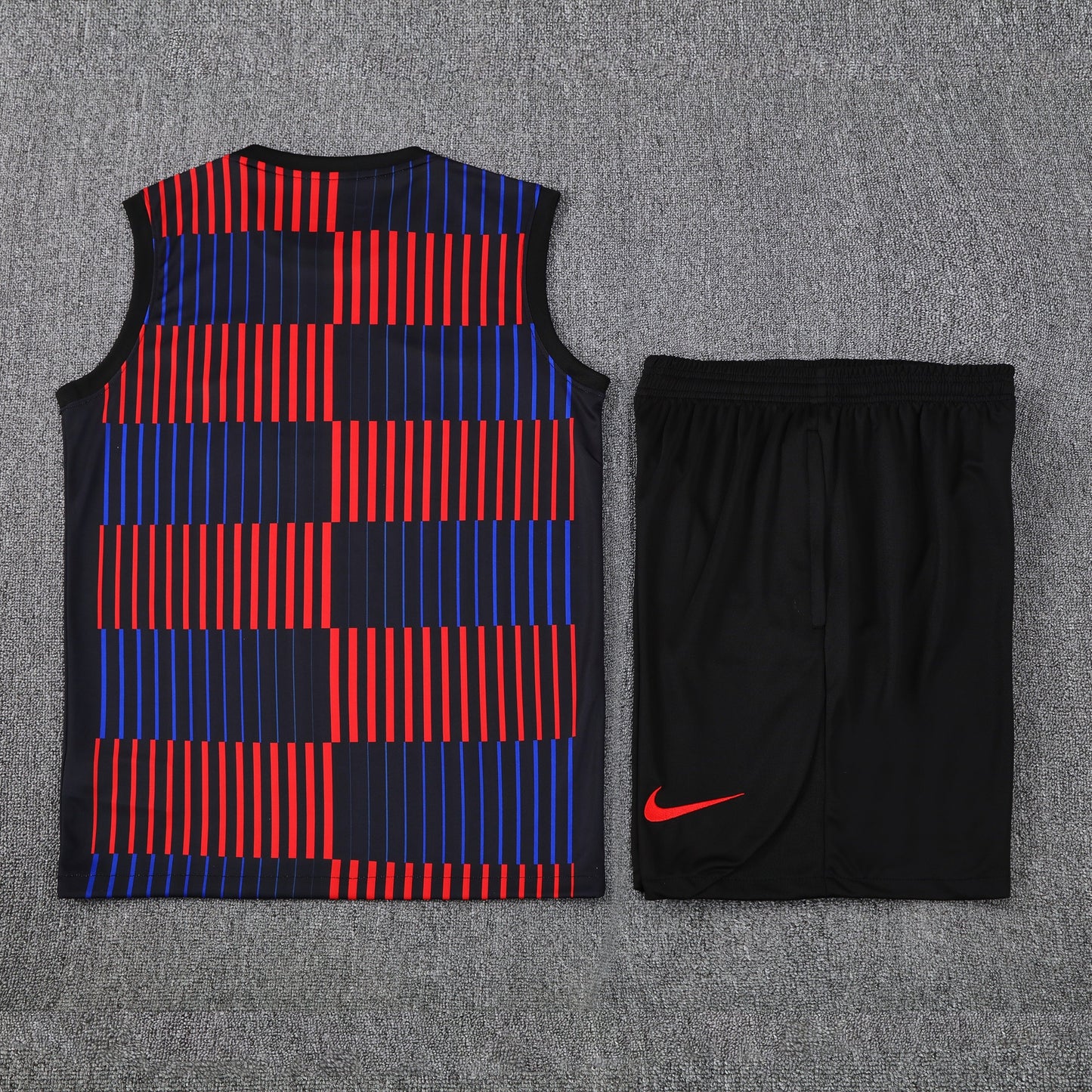 Kit Tank Top + Shorts Barcelona Red/Blue/Black Training 25/26