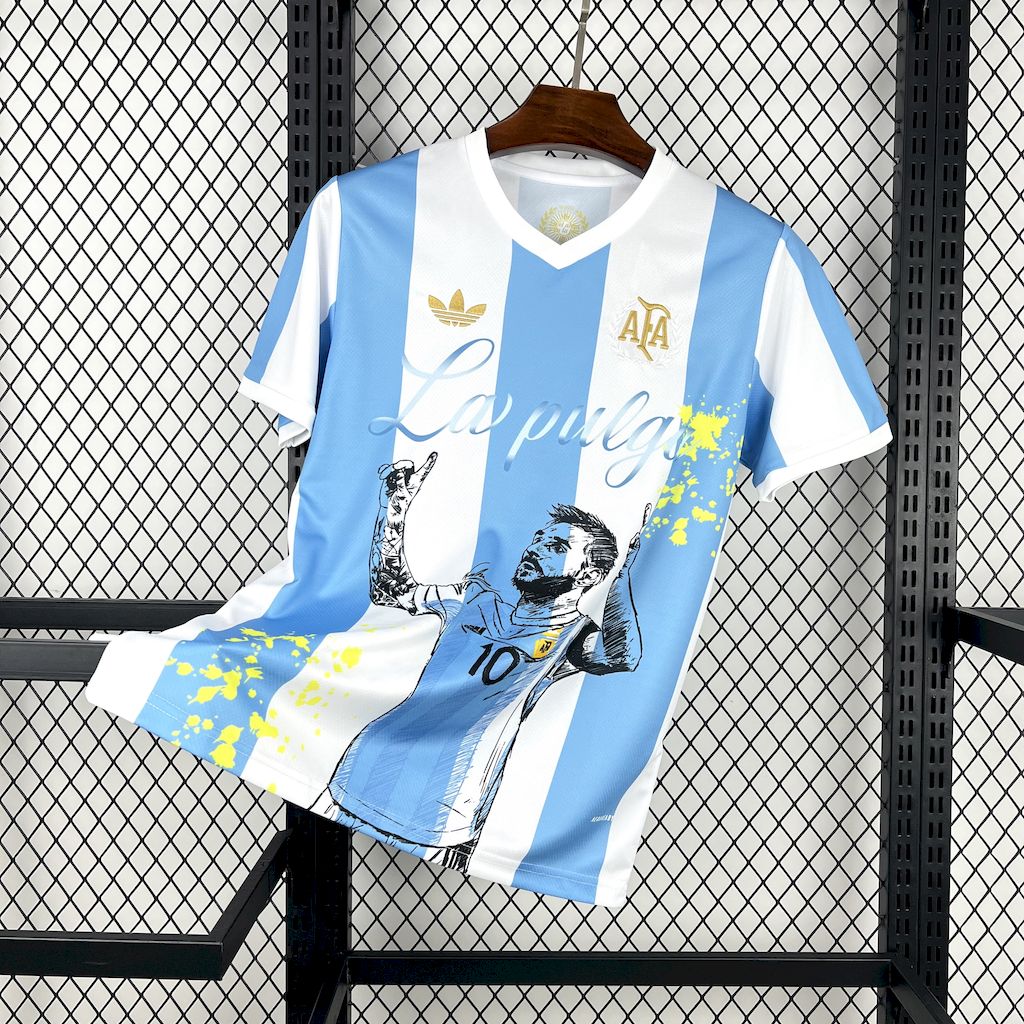 Argentina 2024-25 Adidas 50th Anniversary Messi Jersey