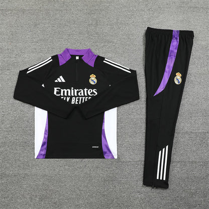 Tracksuit Real Madrid Black/Purple Training 24/25
