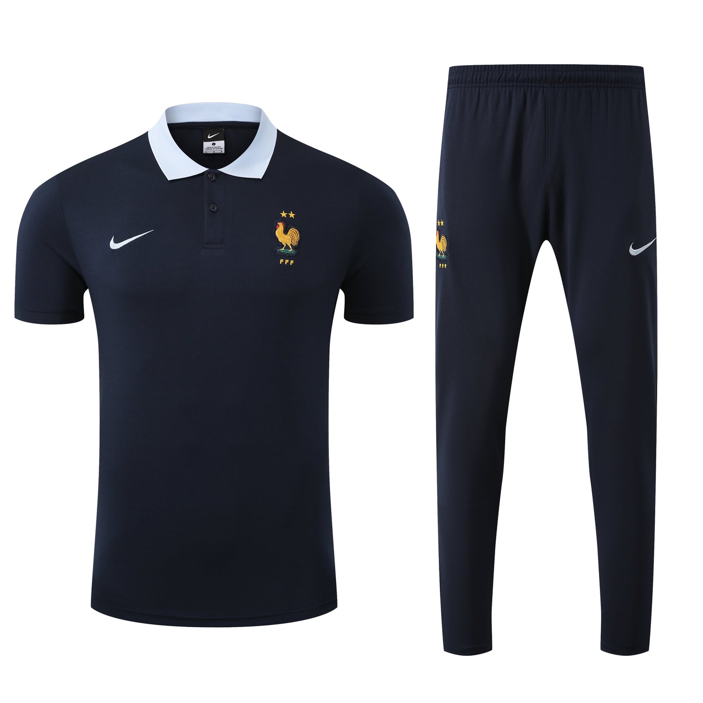 Kit Polo + Pants France Dark Blue 25/26
