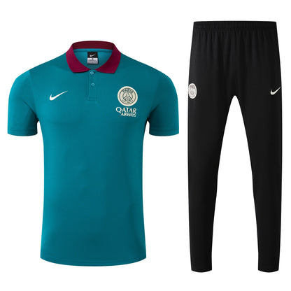Kit Polo + Pants PSG Green/Black 25/26