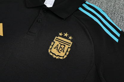Kit Polo + Pants Argentina Black 25/26