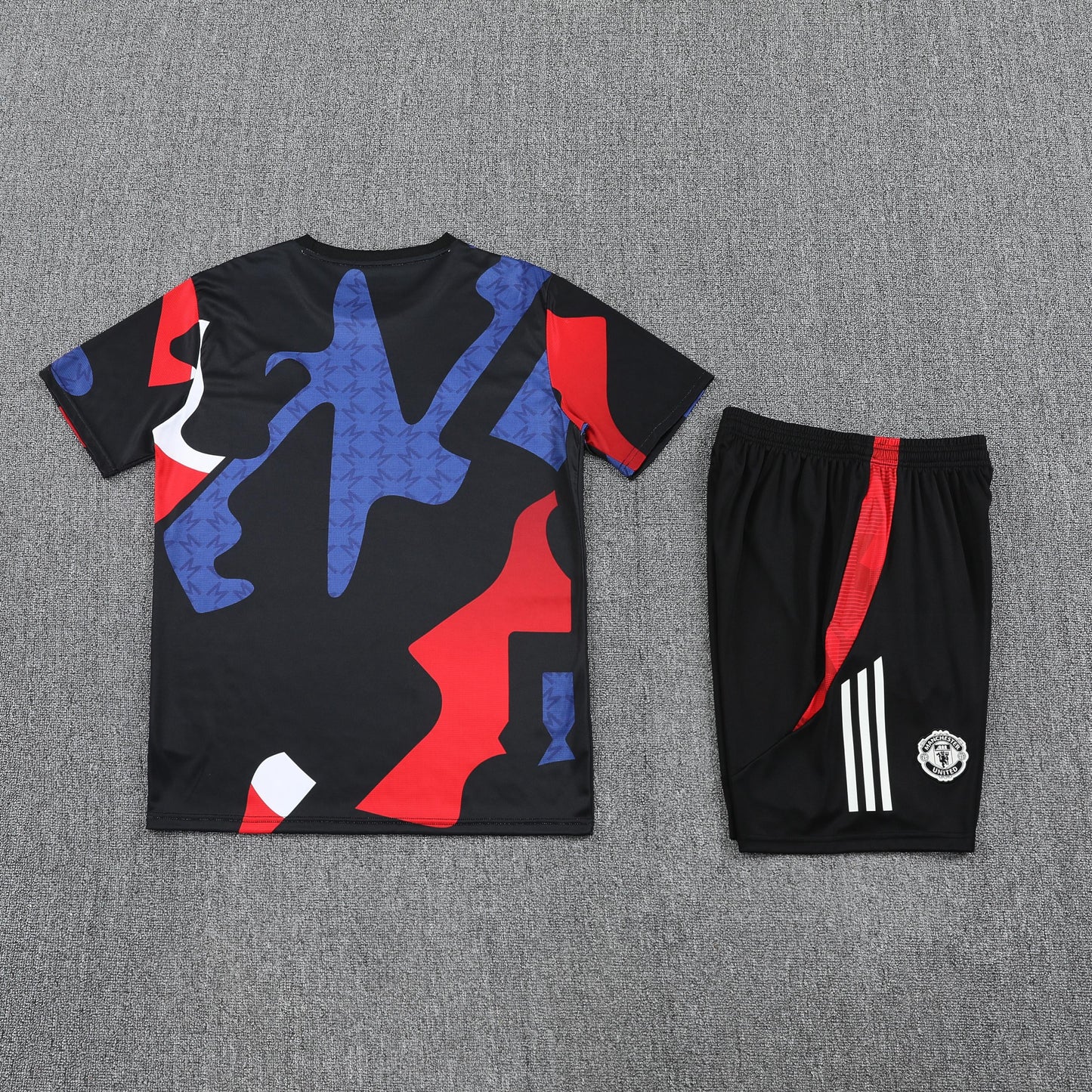 Kit Shirt + Shorts Manchester United Black/Blue/Red Training 25/26