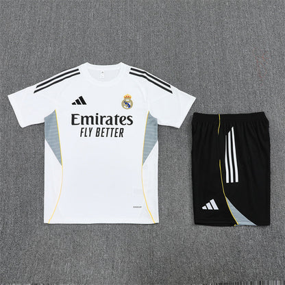 Kit Shirt + Shorts Real Madrid White/Black Training 25/26