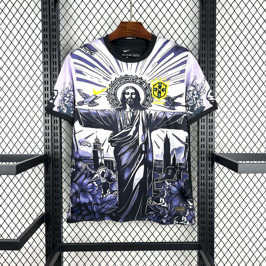 Brazil Christ the Redeemer Special Edition 3 Purple Jersey 2025