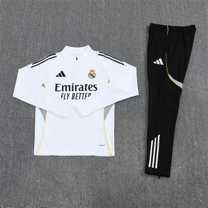 Tracksuit Real Madrid White/Black 25/26