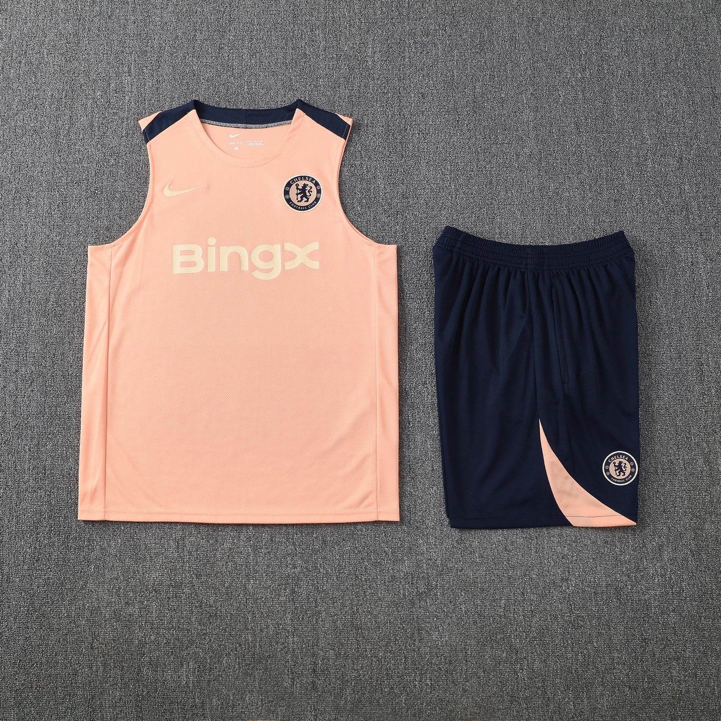 Tank Top + Shorts Chelsea Pink/Black Training Kit 25/26