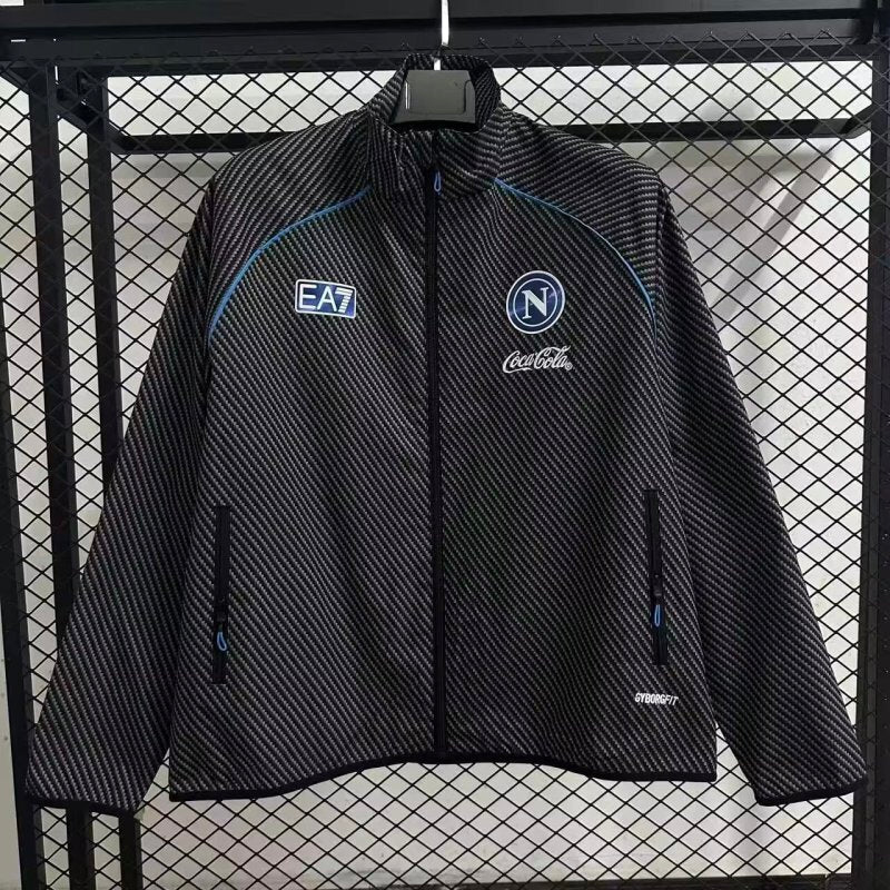 Napoli Black Windbreaker