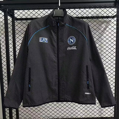 Napoli Black Windbreaker