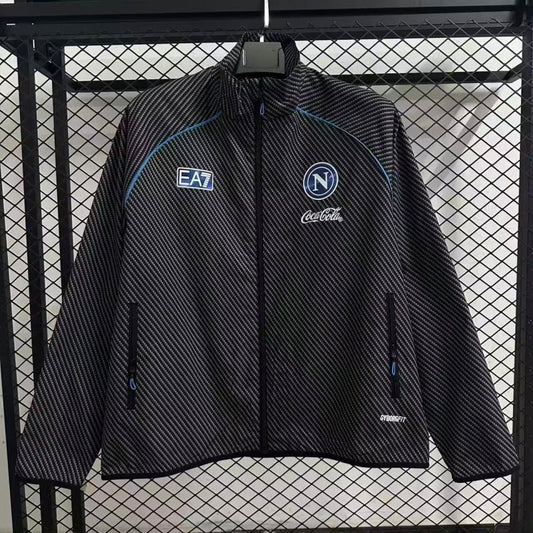 Napoli Black Windbreaker