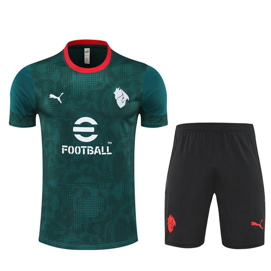 Kit Shirt + Shorts Milan Green/Back 25/26