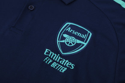 Arsenal Dark Blue Polo + Pants Kit 25/26