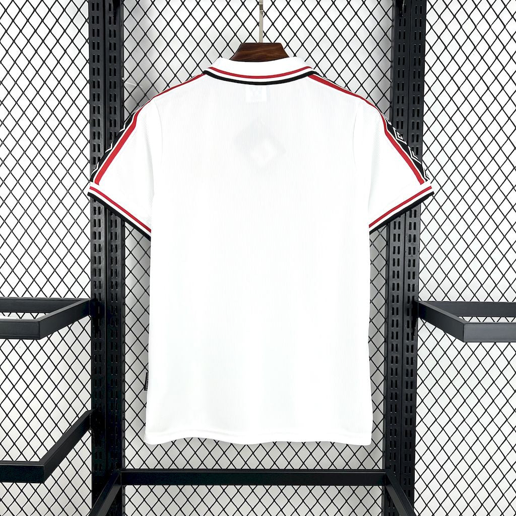 Manchester United 1998-99 White Retro Jersey