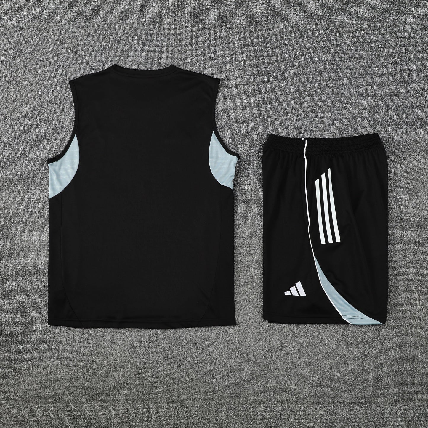Kit Tank Top + Shorts Real Madrid Training Black 25/26