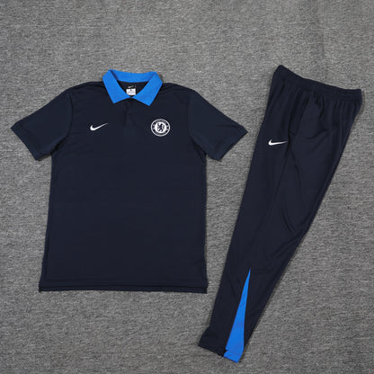 Kit Polo + Pants Spain Dark Blue 25/26