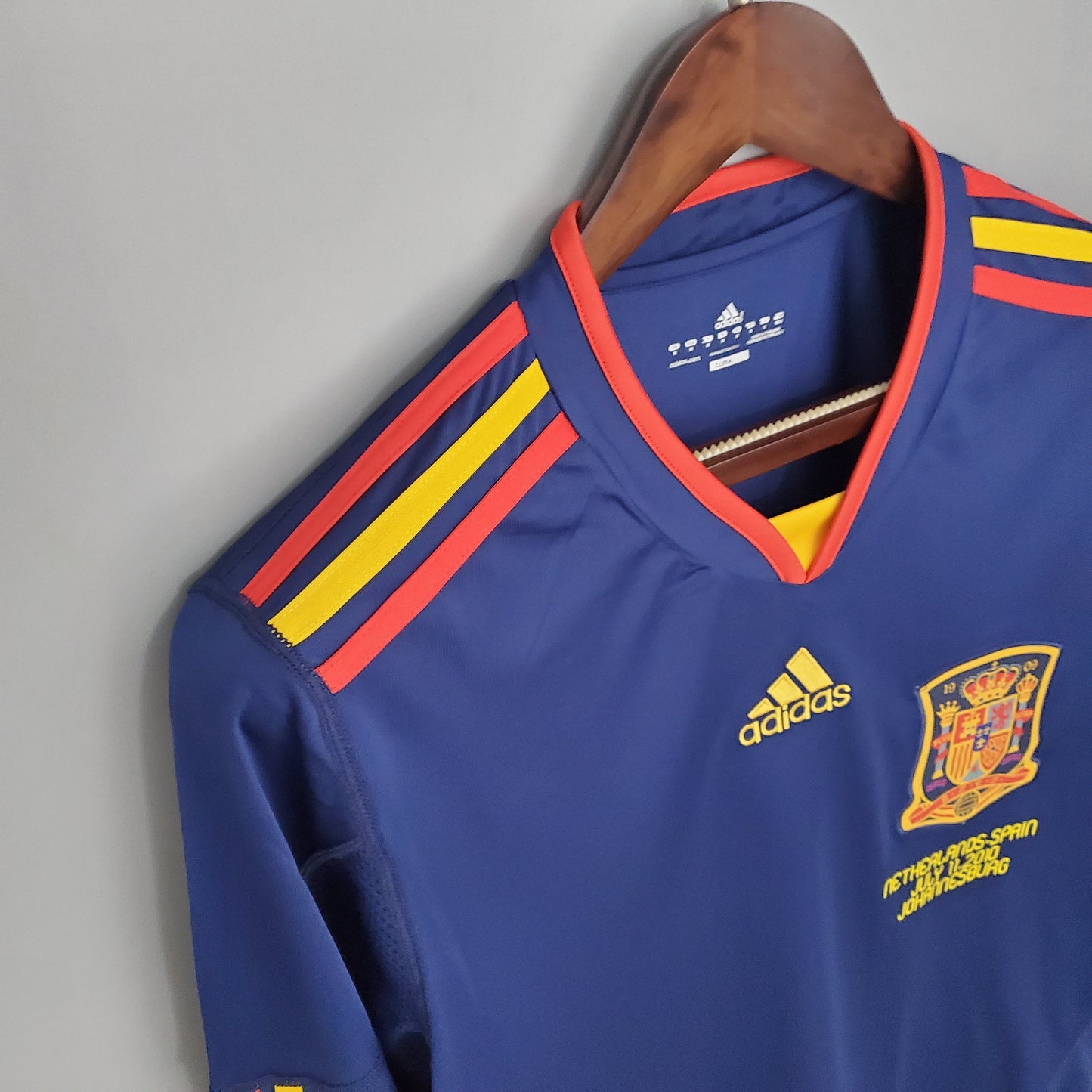 Spain Mundial Away Jersey 2010 Retro