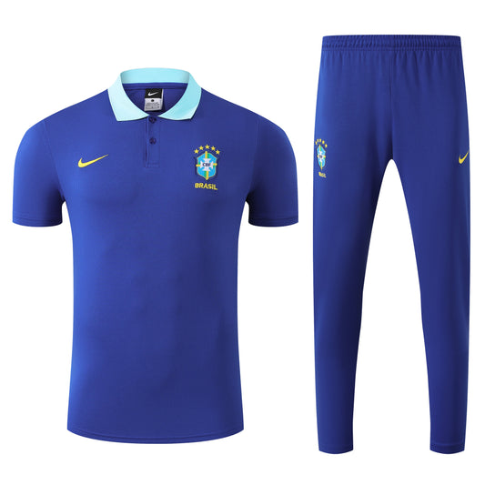 Kit Polo + Pants Brazil Blue 25/26