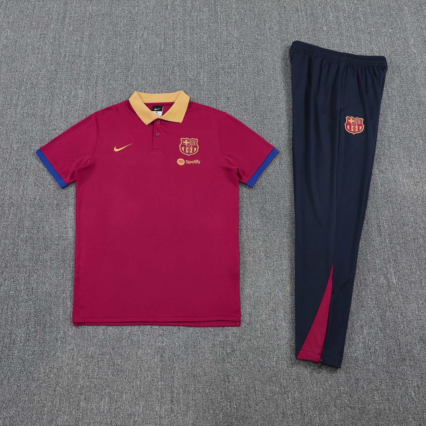 Kit Polo + Pants Barcelona Red 25/26