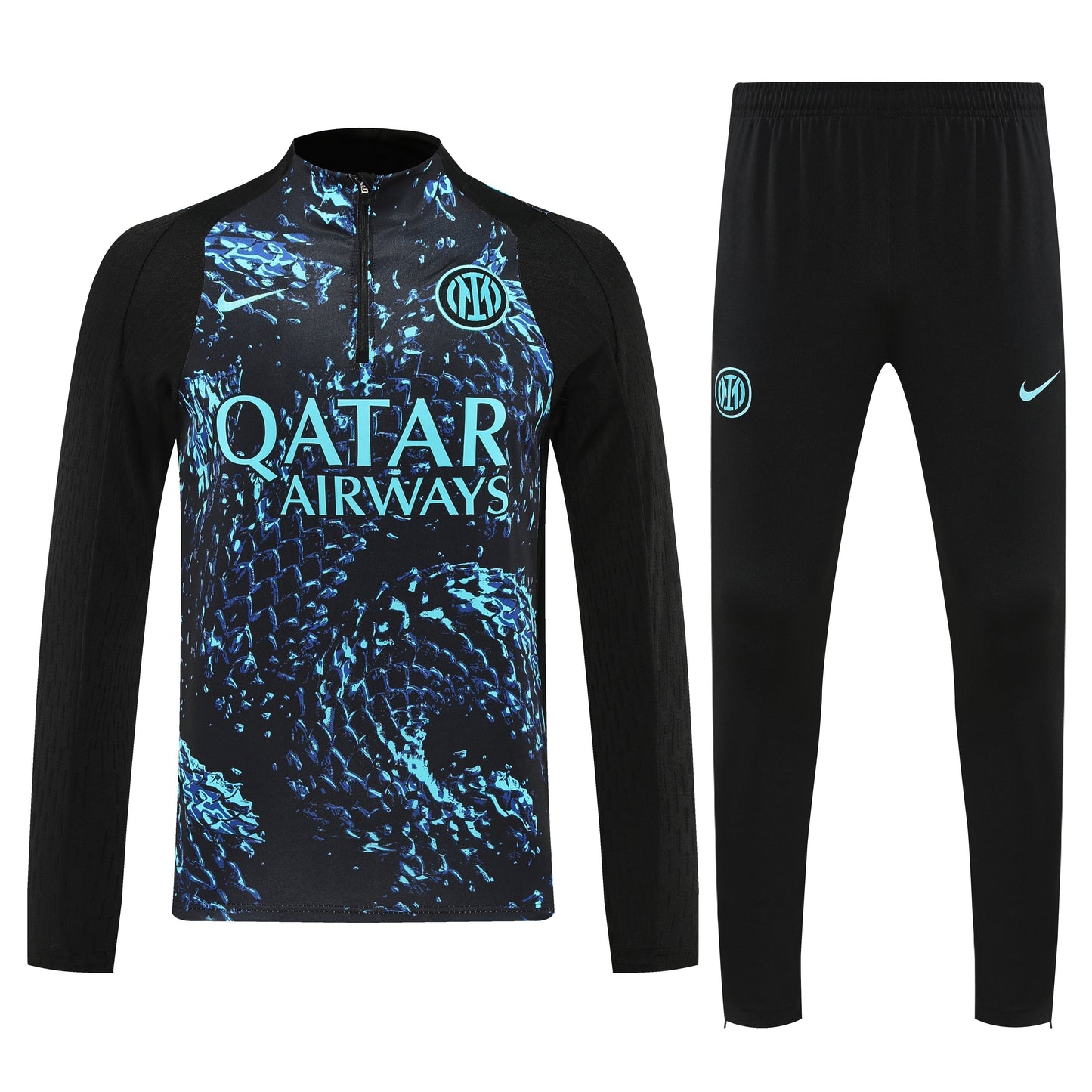 Inter Milan Training Tracksuit Dark Blue/Black 25/26 Men's | Football Tracksuit