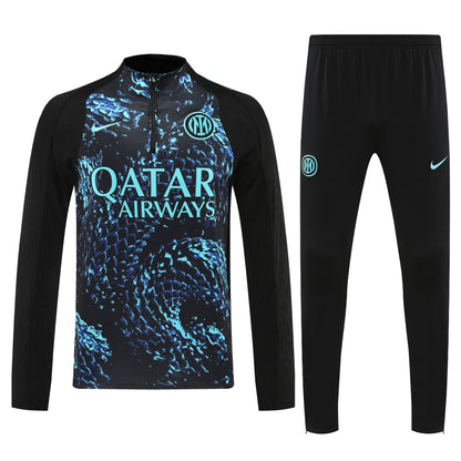 Inter Milan Training Tracksuit Dark Blue/Black 25/26 Men's | Football Tracksuit