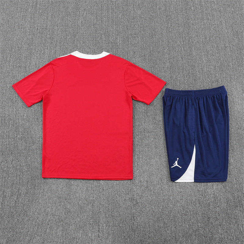 Kit Shirt + Shorts PSG Red/Blue Training 25/26