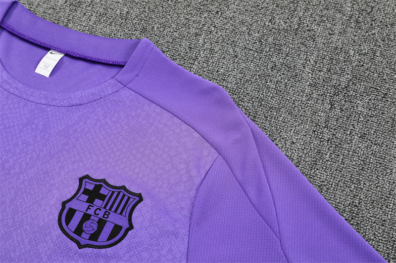 Kit Shirt + Shorts Barcelona x Black Mamba Purple/Black 25/26