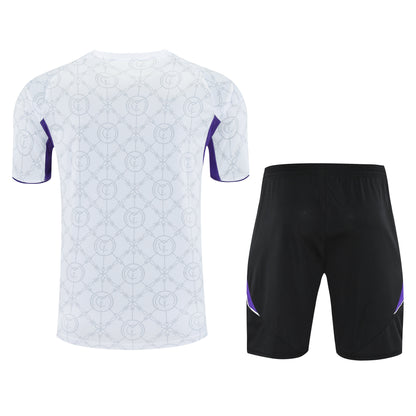 Kit Shirt + Shorts Real Madrid White/Black/Purple 25/26