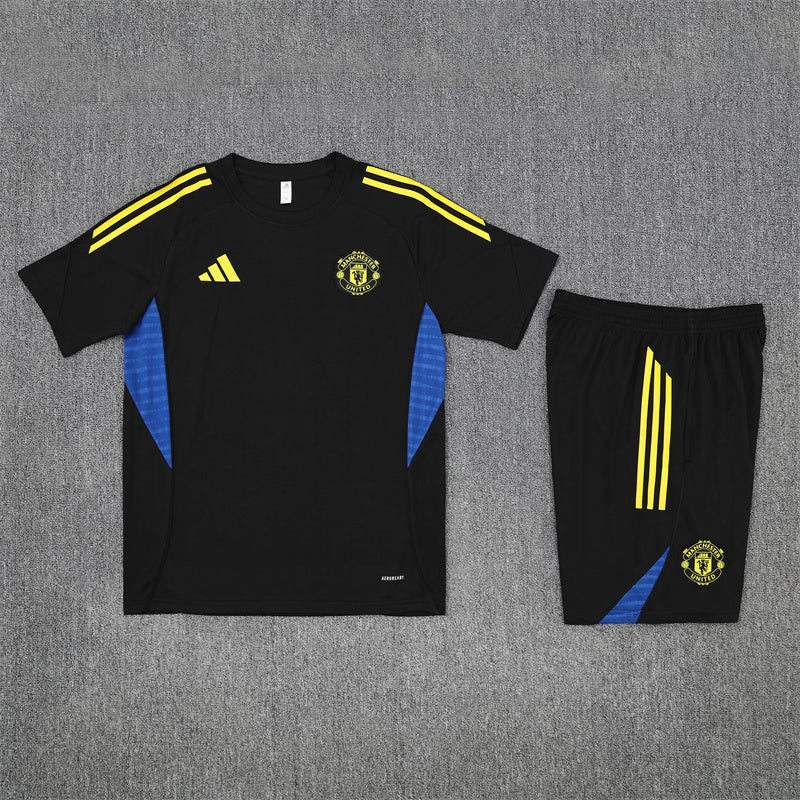 Kit Shirt + Shorts Manchester United Black Training 25/26